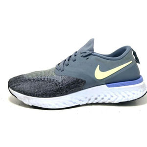Nike Odyssey React 2 Flyknit Gray Mens Runniing Shoes Sneakers AH1015-401 Sz 11